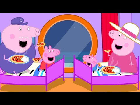 Pizza Night On The Cruise Ship 🍕 | Peppa Pig Official Full Episodes