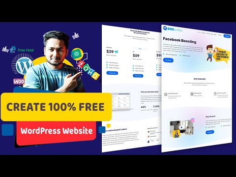How To Create a Free Digital Marketing Agency Website with Wordpress &amp; Free Hosting