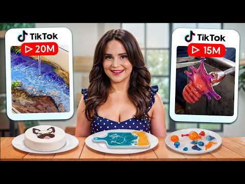 Can I Recreate Viral TikTok Art Trends... But With Food?!