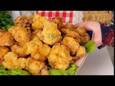 معلقه واحده وأنسي القرنبيط يشرب نقطة زيت‼️ومقرمش حتى بعد ما يبرد