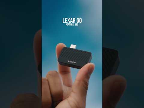 BEST Creator Accessory for iPhone 16 Pro (Lexar Go Portable SSD) - Tiny SSD for mobile filmmaking