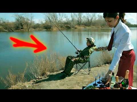 ПРИКОЛЫ НА РЫБАЛКЕ! Пьяные на рыбалке / Браконьеры на рыбалке / Случаи на рыбалке / Рыбалка 2025