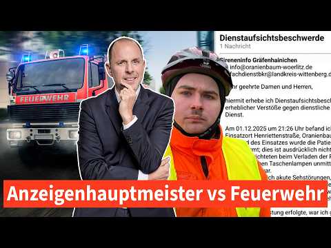 Anzeigenhauptmeister immer irrer: Jetzt geht er gegen Feuerwehr vor! | Anwalt Christian Solmecke