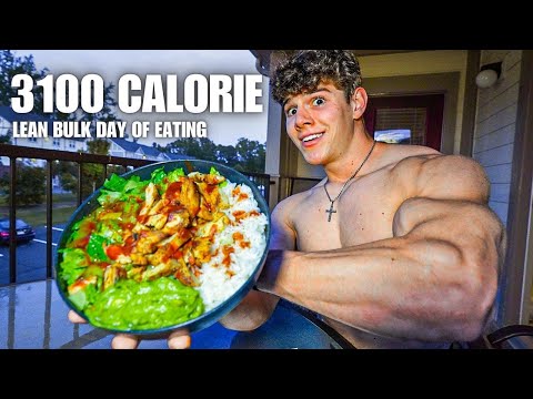 What I Eat in a Day to Get JACKED | Natural Lean Bulk