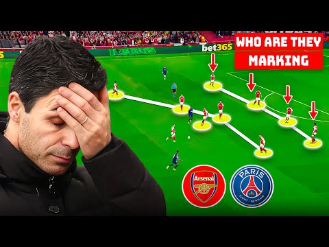 Why Arteta Couldn't Solve Enrique's Tactical Puzzle | Tactical Analysis : Arsenal 0-1 PSG |