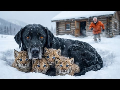 His Dog Vanished in a BLIZZARD — 3 Days Later She Returned with Four Bobcats