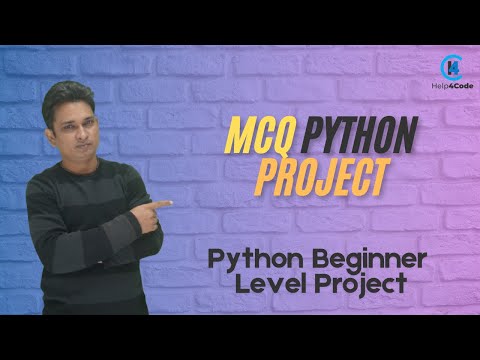 MCQ project for beginner level using python programming #python #exam #engineering