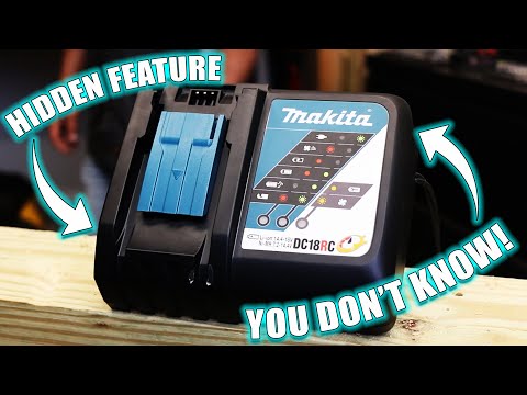 MAKITA RAPID CHARGERS HAVE A HIDDEN FEATURE YOU DON'T KNOW!