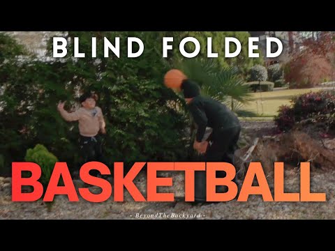 We Tried Blindfolded Basketball! *UNEXPECTED INJURY* (Obstacle Course)