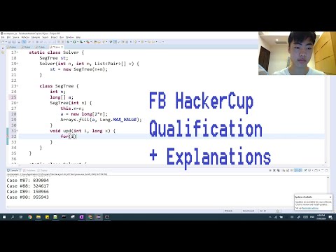 Facebook Hacker Cup Qualification Round 2020 + Explanations