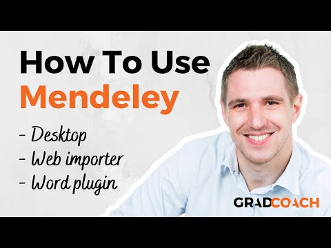 How to use Mendeley Desktop, Web Importer & MS Word Plugin (Full Tutorial)