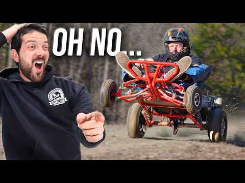 World’s Sketchiest Go Kart Gets Twin Engines! | 3 → 45 Horsepower!
