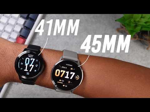 Garmin Venu 4 Size Comparison on WRIST! (45mm vs 41mm) - Review
