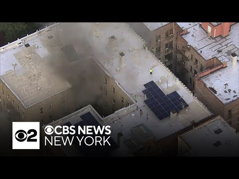 Crews battle fire at 6-story building in the Bronx