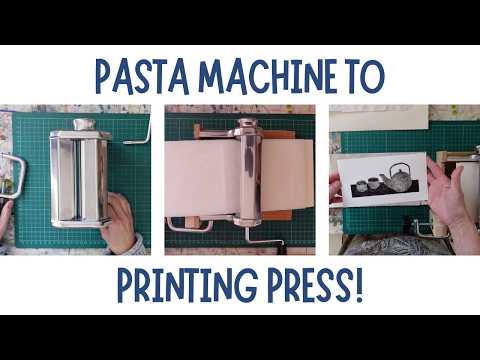 I Converted a Pasta Machine into a Printing Press – Here’s How!