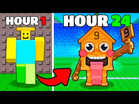 I Spent 24 Hours In Escape Tsunami For Brainrots..