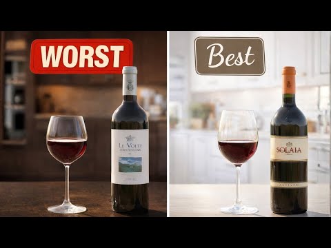 9 Italian Super Tuscans Ranked Worst to Best