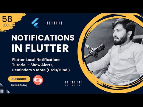 58- Flutter Local Notifications Tutorial – Show Alerts, Reminders & More (Urdu/Hindi)