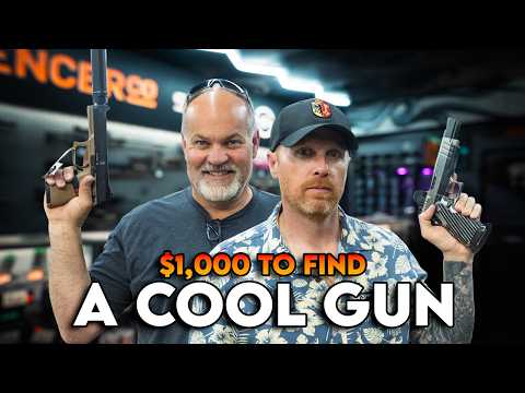 $1000 to Find a Cool New Gun