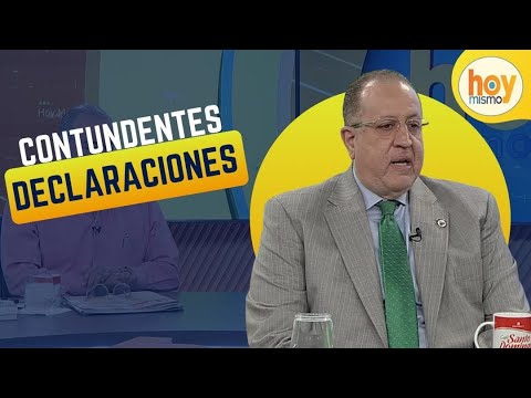 Contundentes declaraciones de Magin Díaz Ministro de Hacienda y Economía en Hoy Mismo