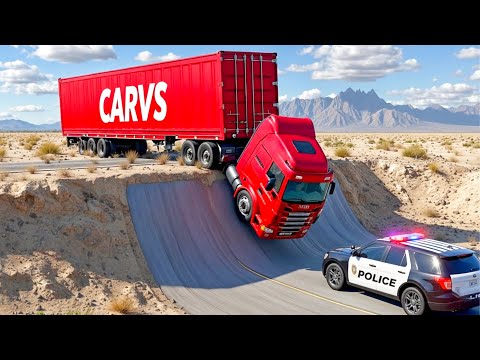 Cars vs Badly INCOMPLETE Roads #2 - BeamNG.drive Fails & Crashes 2025!