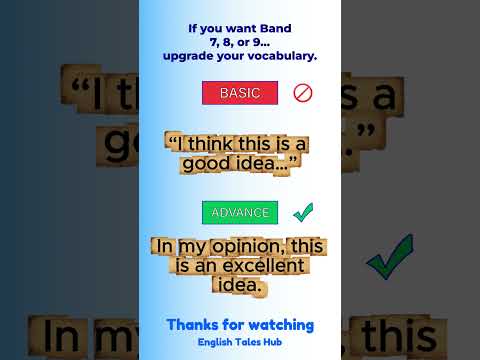 Don’t Say “I Think” ❌ Say This Instead! | IELTS Band 9 Vocabulary