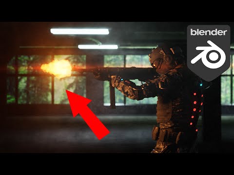 How to Make Realistic Muzzle Flashes | Blender Tutorial