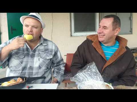 Мукбанг с Лëхой/ОБЖОР на даче/завтрак/яичница и макароны