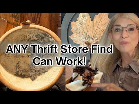 How to Turn ANY Thrift Store Find into Cozy Fall Decor!