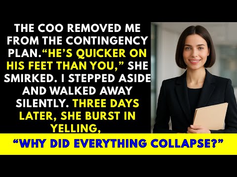 The COO removed me from the contingency plan, so I made her reject this decision... - Revenge Story
