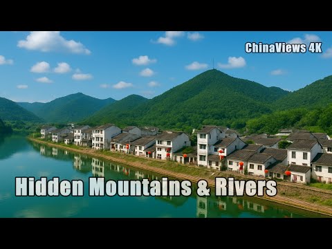 POV Boat Ride Through China’s Hidden Ancient Villages&Scenic Mountains#chinatravel #beautifulnature