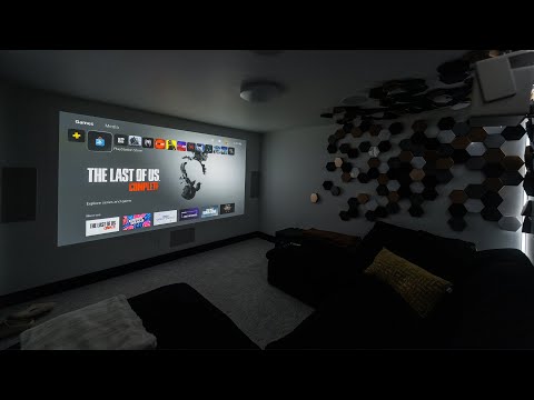 Putting together my new comfy home theatre & gaming setup!