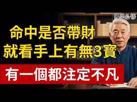 你的富貴命，早就寫在“手上”！手上有這3個“寶貝”，注定一生不為錢發愁