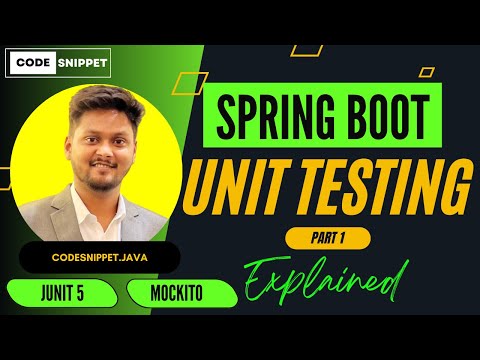 Unit Testing in Spring Boot with JUnit 5 and Mockito | Part 1