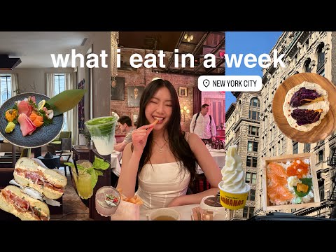what i eat in a week in NYC (and the allergic reaction i didn't see coming)