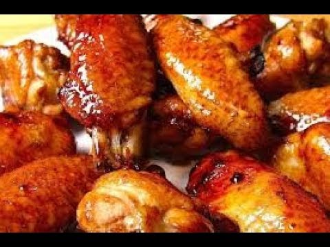 Куриные крылышки в медово-соево-чесночном соусе. Пальчики оближешь!!!