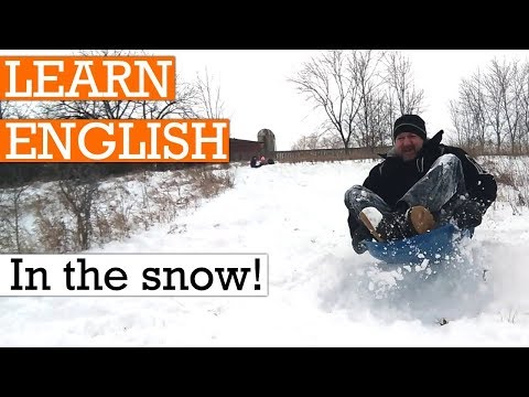 Let's Learn English in the Snow!