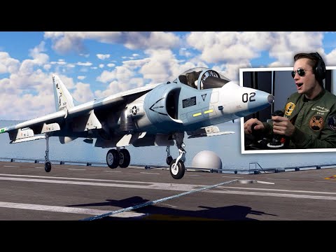 Flying the Harrier Jump Jet - King of Vertical Flight
