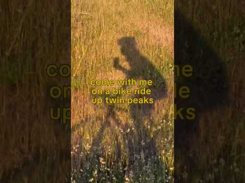 golden hour is the best time to ride ☀️#cycling #goldenhour #twinpeaks