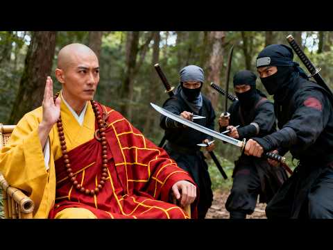 Japanese ninja assassinate Shaolin monks; kung fu youth trains and avenges them!