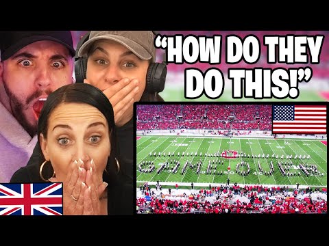 British Family Reacts To Ohio State Marching Band Video Game Half Time Show