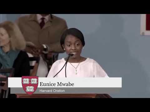 A THRILLING SPEECH BY A KENYAN GIRL IN HARVARD UNIVERSITY, USA.