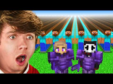 500 Hunters vs Minecraft's Deadliest Players
