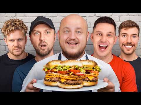 Trying Bloggers' Favorite Food with Satyr (Maslennikov, Mister Beast, Zubarev, Vpiska)