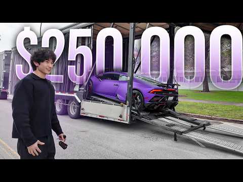 pov: you dropped out of college and bought a $250,000 Lamborghini at 18...