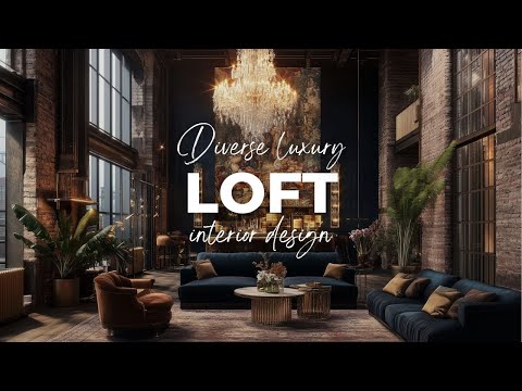 Diverse Luxury Loft Interior: Timeless Design Ideas for Relaxed Modern Living: 3 hours [4K]