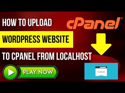 How To Upload WordPress Website To cPanel  From Localhost  [Fastest Method]