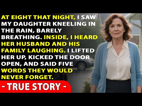 My Son-In-Law Made My Pregnant Daughter Kneel In The Rain For Buying A Dress… I Just Said…