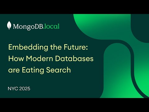 Embedding the Future: How Modern Databases are Eating Search