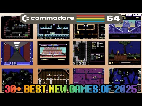 30+ Best Commodore 64 Games of 2025 (Download Links/Time Stamps) #commodore64 #c64 #c64games
